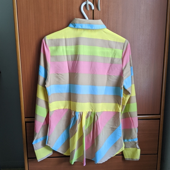 Lola's Room striped pastel blouse - Picture 2 of 4